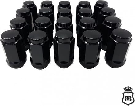 XR-Import Dichte Moeren 9/16 UNF Zwart 45mm / 9 - 16 unf moeren