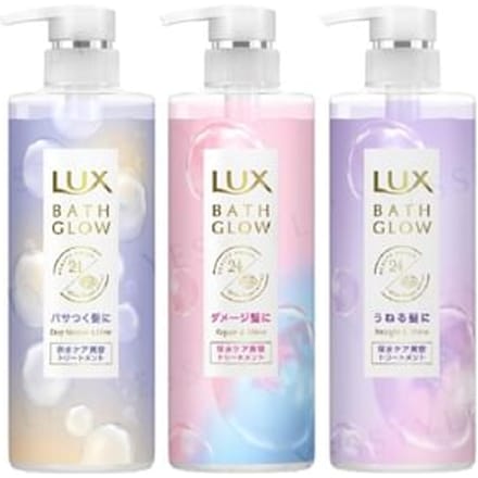 Lux Japan - Bath Glow Series Hair Treatment Deep Moisture & Shine - 350g Refill