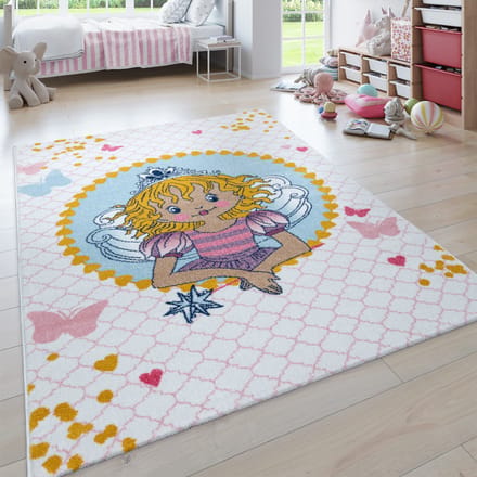 Kindertapijt Prinzessin lillifee beige 80x150 cm