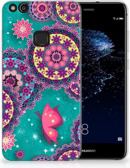 Huawei P10 Lite Hoesje maken Cirkels en Vlinders