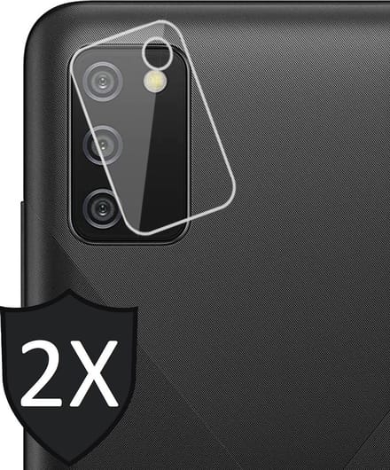 Camera Screenprotector geschikt voor Samsung A02s - 2x Screen Protector Glas
