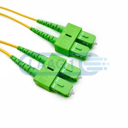 Laag1 - Glasvezel Patchkabel - Duplex SC/APC naar SC/APC - 50cm