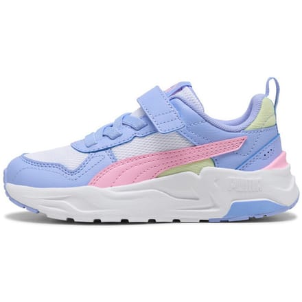 Puma Trinity 2 LT AC+ kinder sneakers lichtblauw roze