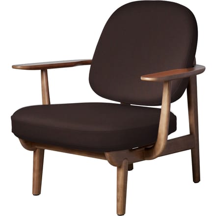 Fritz Hansen Fred Loungefauteuil - JH97 - Christianshavn 1135 - eiken walnoot gebeitst