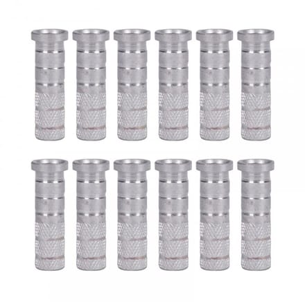 Dailygoods - 12 Stuks Aluminium Pijlen Inserts voor Boogschieten