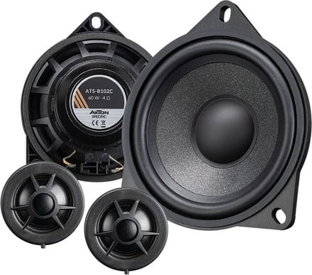 Axton ATS-B102C - Autospeakers - Pasklare luidsprekers BMW - 10cm 2weg composet - Custom fit