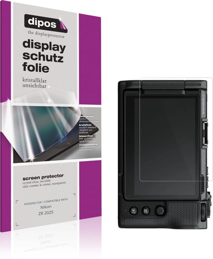 dipos – 4x Beschermfolie geschikt voor Nikon ZR 2025 | Krasbestendige & heldere Screenprotector Ultra-Thin