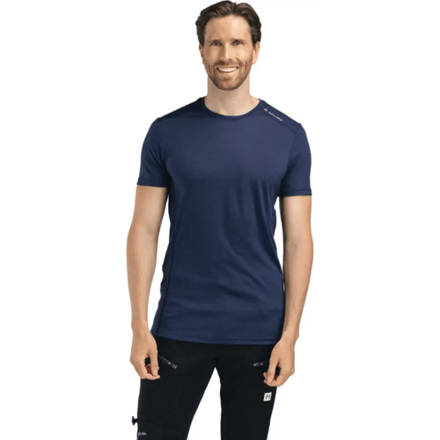 Aclima LightWool 140 Trail Tee Heren (Maat - M, Kleur - Navy Blazer)