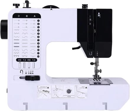 Naaimachine - Mini overlocker - Kleding repareren - 40 Steekmodi - 28x10x23 cm - Wit