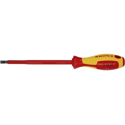 Knipex VDE VDE Platte schroevendraaier Kopbreedte: 6.5 mm Koplengte: 150 mm DIN EN 60900