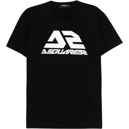 DSquared2 Heren Vet Logo Cool Fit T-shirt (Zwart)