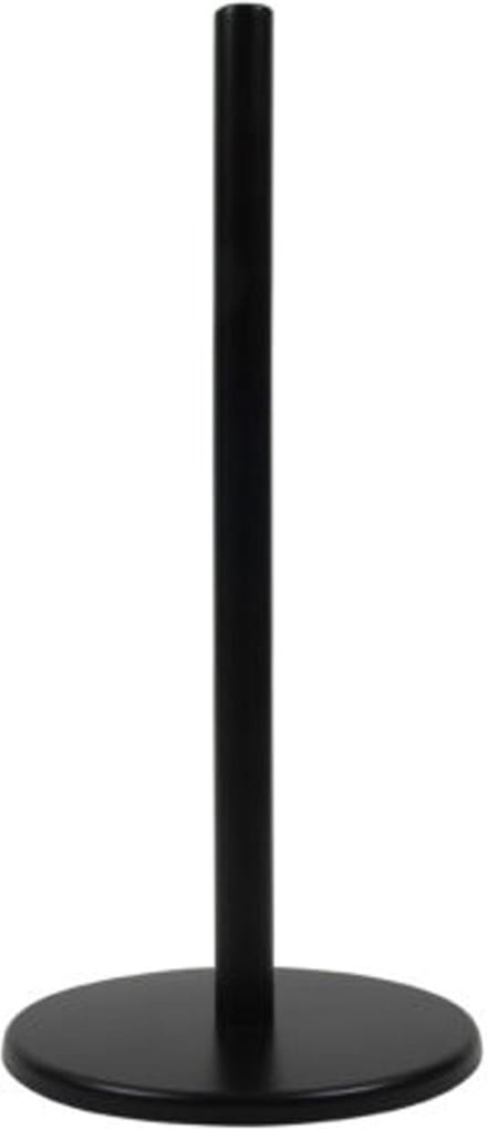 Svenska living Keukenrolhouder - RVS - zwart - 33 cm