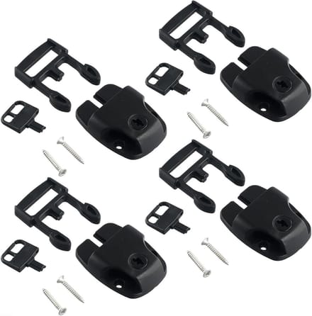 Spa Afdekking Clips - Spa Cover Sluitingen - Veiligheid Verzekeren - Set van 4 met Sleutel