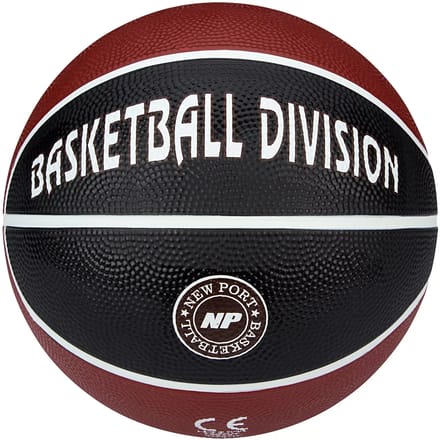 New Port Mini Basketbal Print - Bordeaux/Zwart/Wit - 3