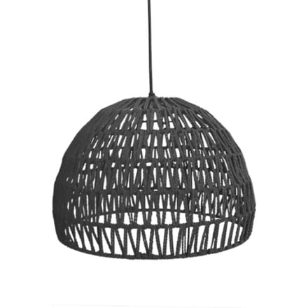 LABEL51 - Hanglamp Rope - Zwart - 38x38x30cm