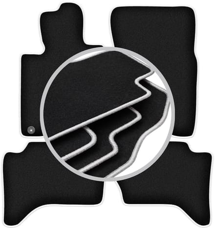 CARLUX-SILVER automatten voor: Mitsubishi L200 V pick-up (2019-)