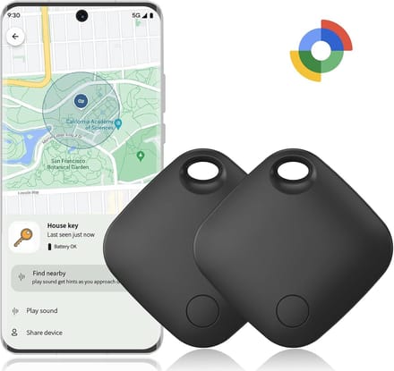 Android Tracker- 2 stuks - Smart Tracker - Bluetooth Tracker - Real-time Tracking - Werkt met Google Find My Device