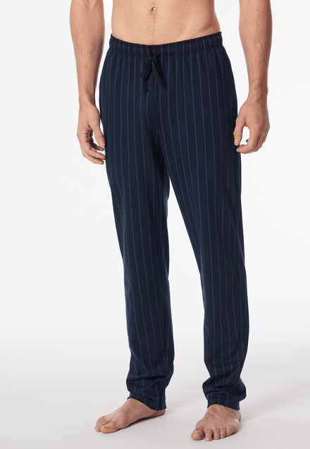 Schiesser Lange broek Mix+ Relax - Heren Pyjamabroek - nachtblauw
