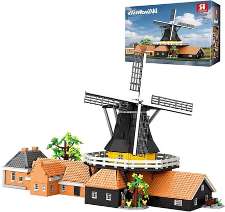 Bouwstenen Set - Constructie Speelgoed - Creatief Bouwen - Nederlandse Molen Thema - 4801 Stuks - Niet Gespecificeerd