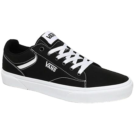 Vans Seldan Heren Sneakers - (Canvas) Black/White