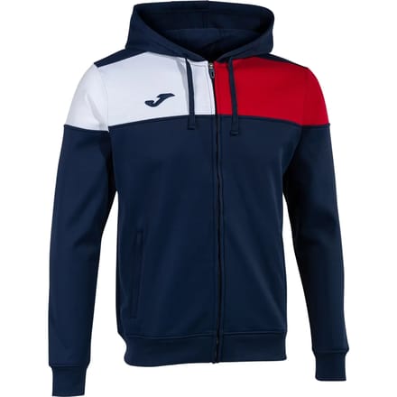 Joma Crew V Sweatshirt Met Rits Blauw 7-8 Years Jongens