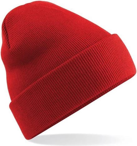 Muts Original Cuffed Bright Red