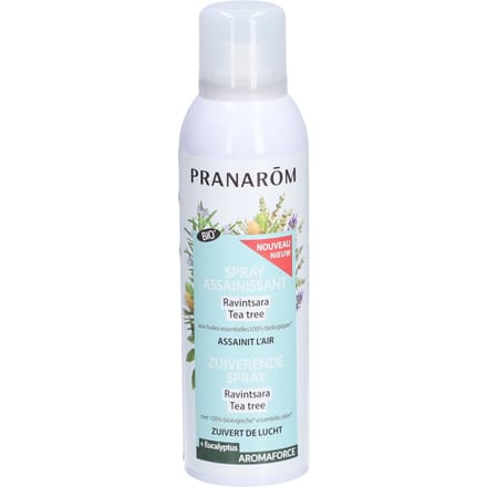 Pranarom - Zuiverende spray Ravintsara - Tea tree - Bio - Bio - 150 ml