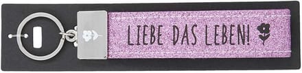 Depesche sleutelhanger vilt roze Love Life accessoire cadeau.