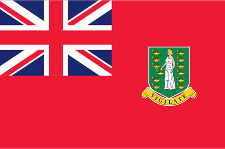 vlag Britse Maagdeneilanden - Koopvaardij 200x300cm