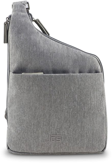 JOST schoudertas Bergen Crossbody Bag Light Grey Lichtgrijs