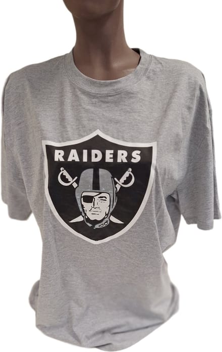RAIDERS T-SHIRT-GREY-XL