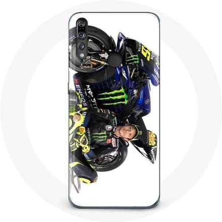 Coque - Valentino Rossi - Huawei P30 Lite - Souple - Protection - Pilote de vitesse blanc