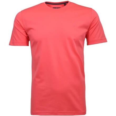 Ragman T-Shirt Softknit Round Neck Bright Pink / male