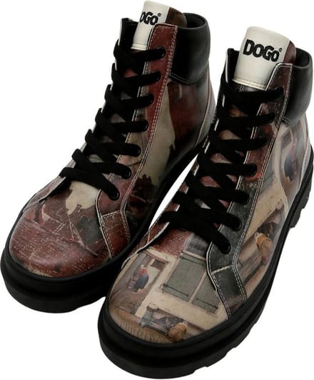 DOGO Adriana Dames Laarzen - Brick in the Wall 37