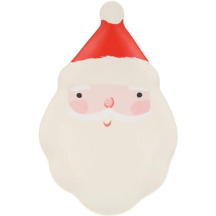 Meri meri kerst herbruikbaar bord kerstman