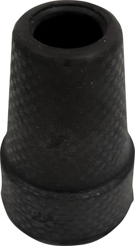 Aidapt Dop voor wandelstok - Antislip rubber 16 mm - Zwart