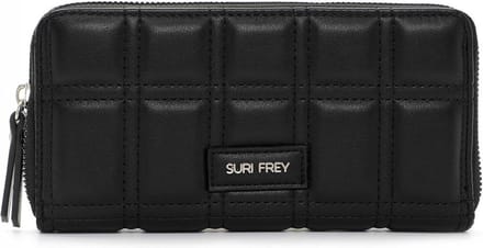 SURI FREY Portemonnee Hilary Zip Around Wallet Black Zwart