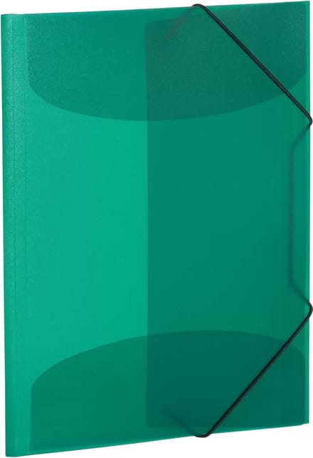 HERMA Elasticated folder A3 PP Doorzichtig Donkergroen