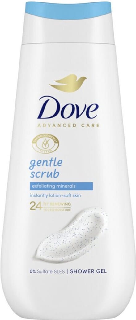Dove Advanced Care Douchegel Gentle Scrub 225 ml