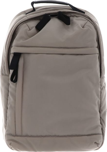 Marc O'Polo vrijetijdsrugzak rugzak met laptopvak Emil Backpack Dapple Grey beige
