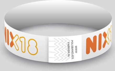 VanDerEng Tyvek Polsbandjes | NIX18 - 100 stuks