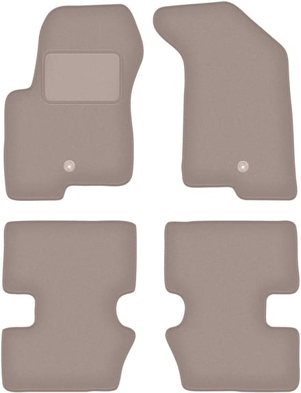 Beige veloursmatten voor: Jeep Patriot off-road (2006-2016)