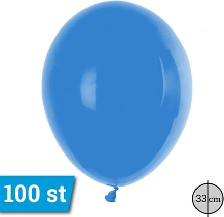 Latex Blauw ballonnen 30cm PRO ± 100 stuks Pastel GT110/12
