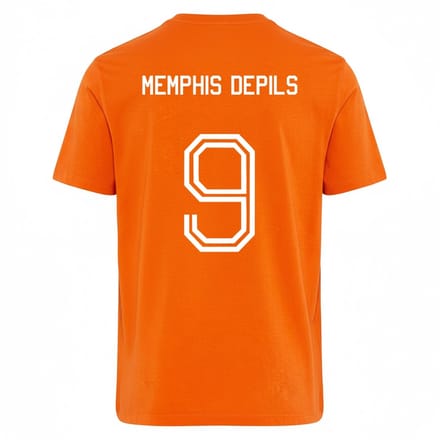 Oranje WK-EK T-shirt Memphis Depils S