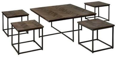 Tower Living - Via salontafel set vanaf 40 cm - bruin
