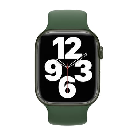 Apple Siliconen solobandje voor de Apple Watch | 38/40/41/42 mm - Maat 4 - Clover