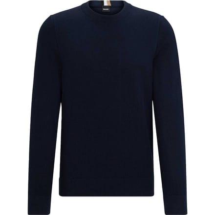 Boss Heren Ecaio-P Gebreide trui (Donkerblauw)