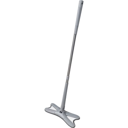 UltraClean Microvezel Mop – 360° Draaibare Mop – Easy Wring Systeem – Grijs – 107 cm