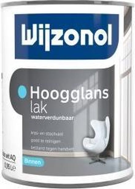 Wijzonol Hoogglanslak Water 0,5 liter - Kleur