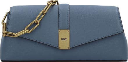 DKNY Conner Handtas Leder 26 cm - Dames - coastal blue